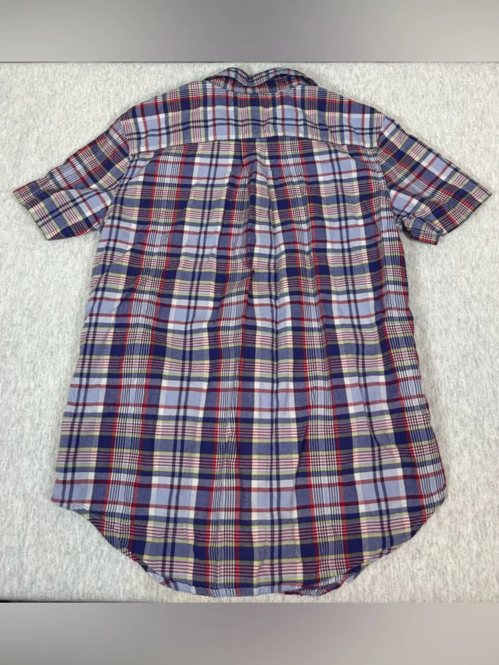 Polo Ralph Lauren Boys Plaid Short Sleeve Button-Down Shirt - Multicolor‎ -👕✨